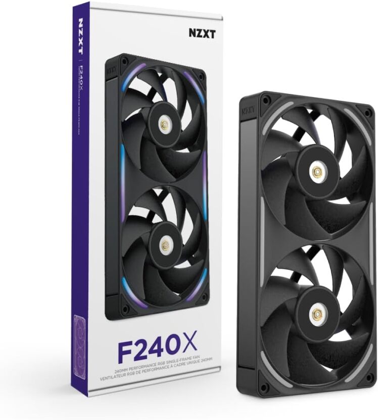 فن کیس مدل NZXT F240X ARGB 12CM Case Fan PWM Temperature Control