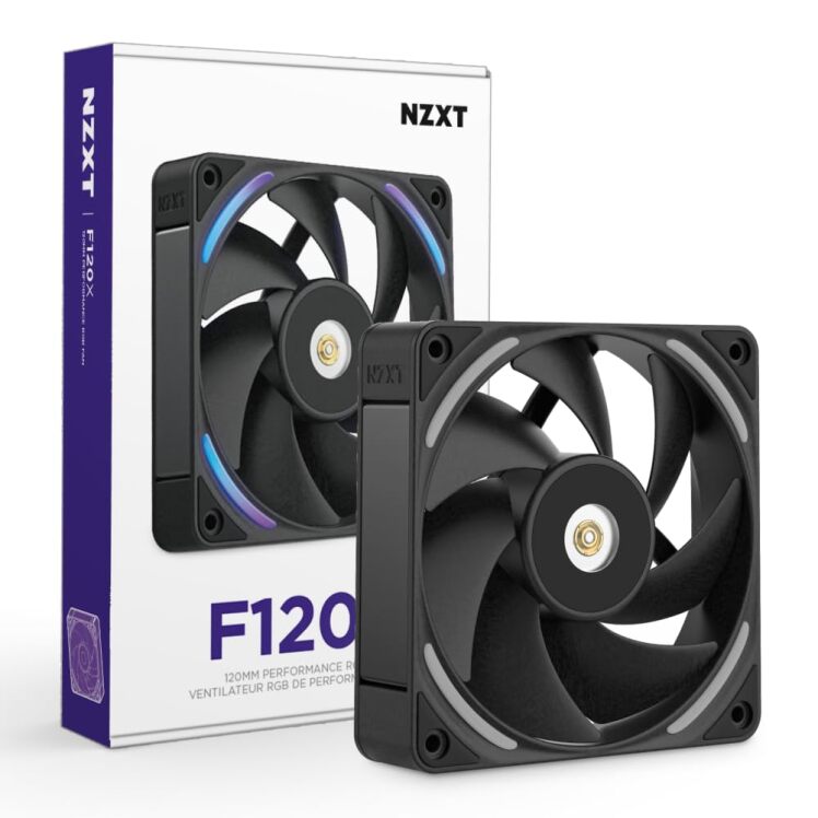 فن کیس مدل NZXT F120X ARGB 12CM Case Fan PWM Temperature Control